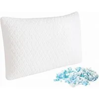 emerspring Nackenstützkissen Memory Foam Ergonomisch druckentlastend HWS Kissen 75x35 cm, Füllung: 100 % Memory Foam, Seitenschläfer, Bauchschläfer, Rückenschläfer, 1-tlg., Unterstützung für Rücken-, Seiten- und Bauchschläfer,abnehmbarer Bezug