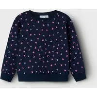 Name It Sweatshirt NMFDAVINA LS SWEAT FLEECE BRU NOOS in klassischer Form und mit tollem Alloverprint