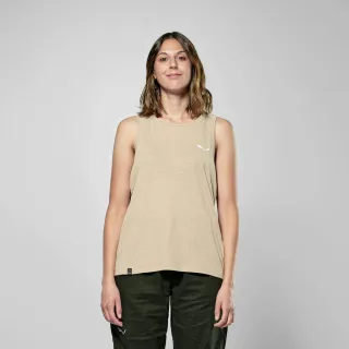 SALEWA - Agner Hemp Durastretch Tanktop Damen - Beige (Gr.34)