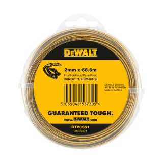 DEWALT Trimmer-Faden 68,6m / 2,0mm - DT20651-QZ