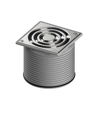 Tece drainpoint S Rostrahmen Edelstahl 100 x 100 inkl. Designrost verschraubbar, 3660009 3660009