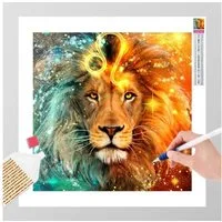 GOLDEN Kreativset GOLDEN Diamond Painting zubehör bilder Weihnachten( Löwe)