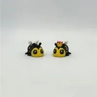 UDINGO Magnet  Süße Bienen-Magnete – Königin & Arbeiterbiene