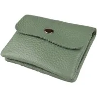MIRROSI Mini Geldbörse Kleines Mittelgroßes Portemonnaie MADE IN ITALY Echtleder (11x8x2cm BxHxT), viele tolle Trendfarben zur Auswahl, leicht