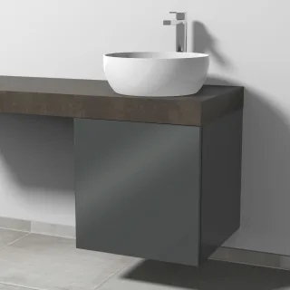 Sanipa WTU mit Tür A: links 2morrow (P2360L) 510x500x520 Anthrazit-Glanz, P236079L P236079L