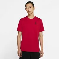 Jordan Trainingsshirt M J JUMPMAN EMB SS CREW aus weicher Baumwolle, normale Länge, gerader Abschluss