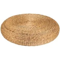 Atmosphera Créateur d'intérieur Polsterhocker Sitzhocker OTTOMAN, geflochten, Ø 55 cm (1 Stk., Sitzhocker), funktional
