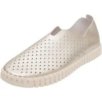 Ilse Jacobsen TULIP3576 Slipper Plateausohle, atmungsaktive Mikrofaser, hoher Tragekomfort