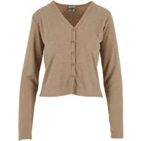 URBAN CLASSICS Strickjacke Urban Classics Ladies Rib Cardigan (1-tlg)