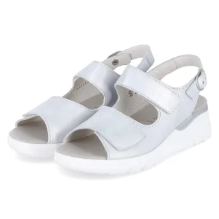 Waldläufer Sandalen IVY  Silber - Gr. 37,5 -  Echt Leder