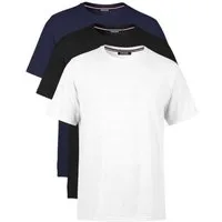 COMEOR T-Shirt Herren Basic T-Shirts Baumwolle (Packung, 3-tlg) mit gerader Ärmel Abschluss