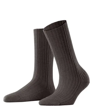 FALKE - FALKE Cosy Wool Boot Damen dark brown - Gr. - 40.5