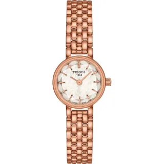 Tissot Lovely roségold Damen Armbanduhr T1400093311100