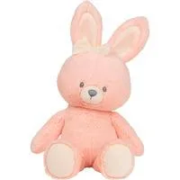 GUND - Plüsch-Häschen aus 100% recyceltem Material, Kuscheltier rosa/weiß, aus 100% recycletem Material