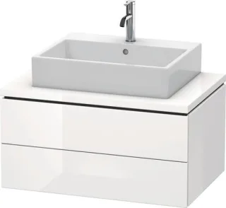 Duravit L-Cube Konsolenwaschtischunterbau wandhängend Weiß Hochglanz 820x547x400 mm - LC581702222 LC581702222
