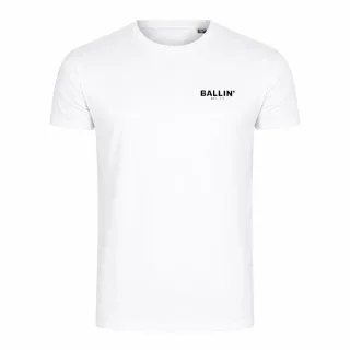 Ballin Est. 2013 T-Shirt SS Rückendruck Cross Shirt Weiß