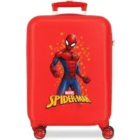 Spiderman Kinderkoffer Spider-Man Trolley 50 cm – Hartschalenkoffer mit 360° Rollen, Schloss, Qualitätsware, Leicht, ABS-Hartschale, 4 Rollen 360°