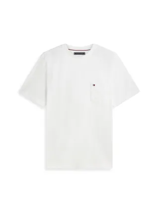 Tommy Hilfiger - Regular Fit T-Shirt mit Brusttasche weiß - Gr. - XL
