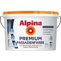 Alpina Fassadenfarbe Premium Fassadenfarbe weiß matt