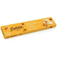Dolcital Süßigkeit Torrone mit Mandeln und Früchten, Torrone tenero con Mandorle e Frutta, 130 g, Weißer, weicher Nougat