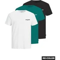 Jack & Jones Junior Kurzarmshirt JPRBLAOSCAR SS TEE FST 3PK MP JNR (Packung, 3-tlg) Baumwolle, regular fit