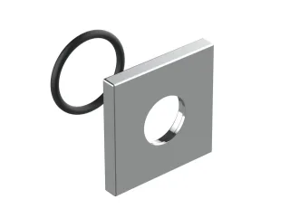 Keuco Brausenrosette Ersatzteil ARM 50100 kpl. verchromt zu 51130, 50100010252 50100010252