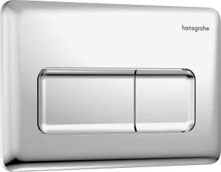 Hansgrohe iFrame Original Q Betätigungsplatte für 2-Mengen-Spülung, Chrom, 66001000 66001000
