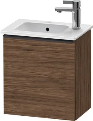 Duravit D-Neo Waschtischunterbau wandhängend Nussbaum dunkel Matt 410x274x440 mm - DE4259RBD210000 DE4259RBD210000