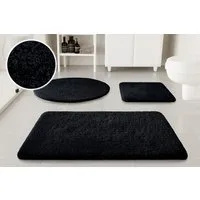 OTTO home Badematte Kaarin, Höhe 30 mm, rutschhemmend beschichtet, schnell trocknend, Polyester, rechteckig, Badteppich, getuftet, flauschig, hochflor, große Farbauswahl