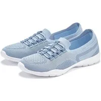 LASCANA Slipper, Halbschuh, Slip-On-Sneaker, Sneaker aus leichtem Textil-Material VEGAN