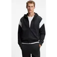 BOSS GREEN Kapuzensweatjacke Union Saggy Kapuze, Regular Fit, Baumwoll-Mix