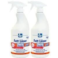 Dr. Becher Dr. Becher Fett Löser 1L hochwirksamer Öl- und Fettlöser (2er Pack) Spezialwaschmittel