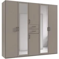 Wimex Kleiderschrank Diver Drehtürenschrank mit Spiegel, 180, 225 o. 270cm breit Bestseller Schlafzimmerschrank wahlweise 3 Innenausstattungen