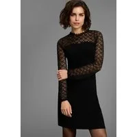 Laura Scott Spitzenkleid mit edler Zierborte