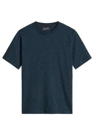 Marc OPolo Casual - T-Shirt in Slub-Jersey-Qualität blau - Gr. - XXL