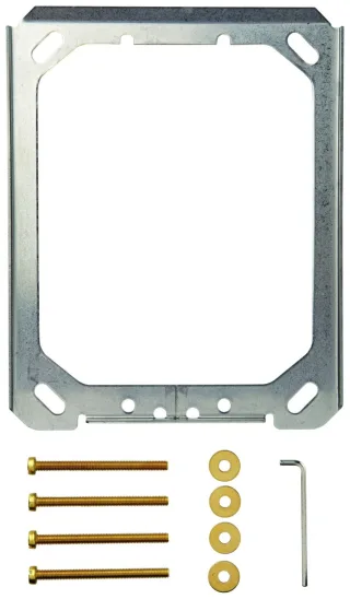 Grohe Halterahmen 43215 komplett Messing für WC-Abdeckplatte, 43215000 43215000