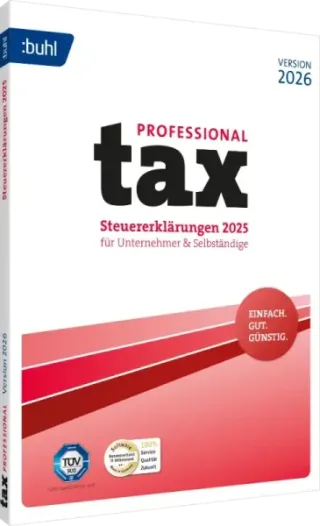 Buhl tax 2026 Professional (Steuerjahr 2025)