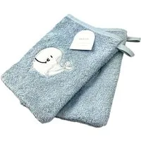 VewoTex Waschhandschuh 2er Pack Baby Waschhandschuhe » Set 2 Kinder Waschlappen Frottee, Baumwolle (Set, 2-St), 21 x 15 cm reine Baumwolle » Wasch Handschuhe