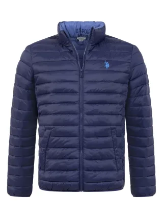 U.S. Polo Assn. Herren Steppjacke mit Stehkragen