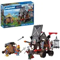 Playmobil® Angriffsturm Drachenritter (72210), Knights Konstruktions-Spielset, (107 St), Made in Europe