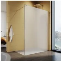 SONNI Walk-in-Dusche Walk-In Dusche,Vollsatiniert/ Teilsatiniert Glas,80-140cm,Höhe: 200cm, 8mm NANO ESG GLAS