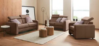 sit&more 2,5-Sitzer "Bologna" inklusive Kopfteilverstellung und Federkern