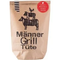 Wunderle Wundertüte Männer Grill Wundertüte für perfekte Grillabende, Mitbringsel, Geschenk, Geschenkidee zum Grillen Essen, für Männer