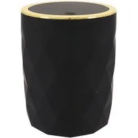 TENDANCE Kosmetikeimer Abfallsammler, Papierkorb,Badezimmereimer 6 Liter Goldserie