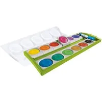 Pelikan Farbkasten Pelikan Deckfarbkasten Schul-Standard K12, 12 Farben - GRÜN