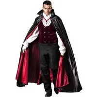 Maskworld Vampir-Kostüm Vampir Kostüm - Karneval Faschingskostüm Herren, Hochwertiges & elegantes Gewand für noble Vampire