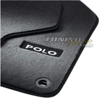 4x Original VW PREMIUM Velour Fußmatten Matten SET für den VW Polo 9N 2001-