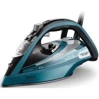 Tefal Dampfbügeleisen Ultimate Pure, Autoclean-Bügelsohlen-Technologie, kurze Aufheizzeit, 3200 W, Tropfstopp, Auto-Abschaltung, vertikales Dampfglätten, FV9851
