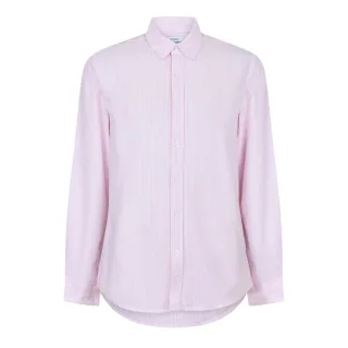 Peter Werth - Hemd für Herren, Regulär, Langärmlig (Pink/Weiß)