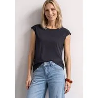 STREET ONE T-Shirt mit Rundhalsausschnitt